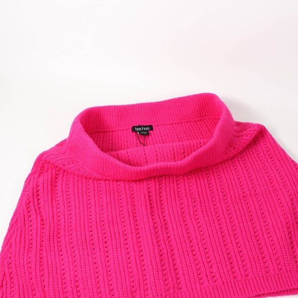 Boohoo by Nasty Gal Knitted Mini Skirt - Size Large - Hot Pink - NWT - Picture 4 of 8